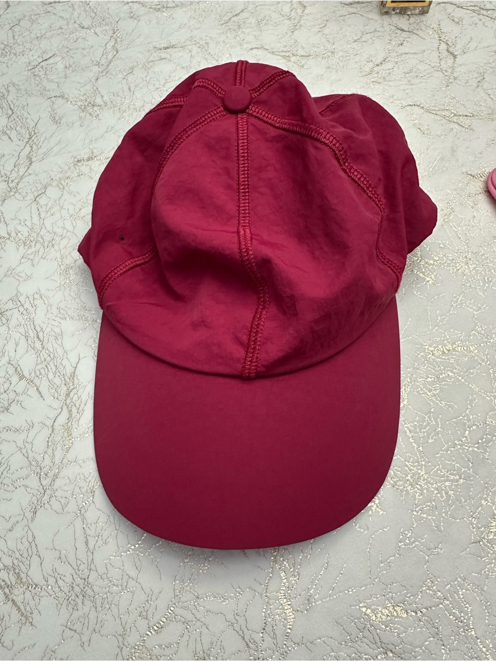 Lululemon burgundy nylon cap